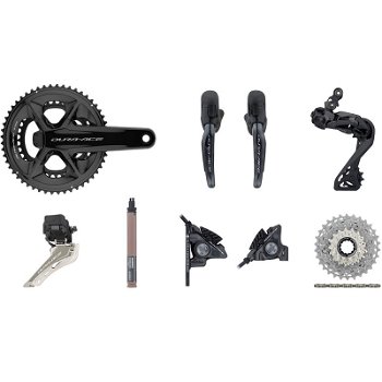 Shimano Dura-Ace Di2 R9250 Power Meter Groupset 2x12 36-52 W/ Disc Brake (RACYCLESPORT) - 0