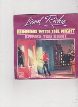 Single Lionel Richie - Running with the night - 0