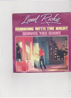 Single Lionel Richie - Running with the night