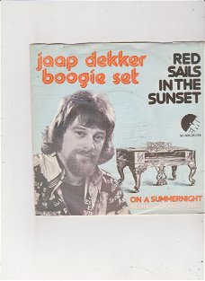 Single Jaap Dekker Boogie Set - Red sails in the sunset