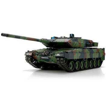 Leopard 2A6 2.4GHZ met schietfunctie rook en geluid en IR 1116038891 - 0