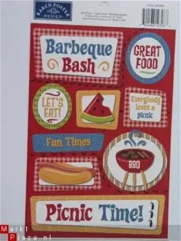 Karen Foster cardstock stickers picnic - 0