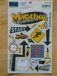 Karen Foster cardstock stickers marathon