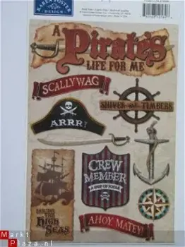 Karen Foster cardstock stickers pirates's life - 0