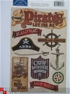 Karen Foster cardstock stickers pirates's life