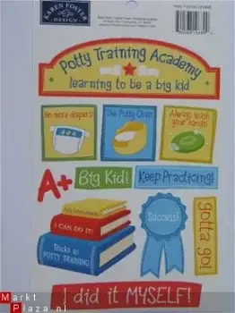 Karen Foster cardstock stickers potty training - 0