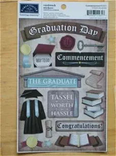 Karen Foster cardstock stickers graduation