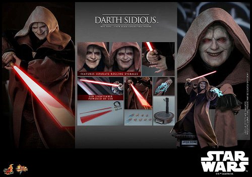 Hot Toys MMS745 Star Wars Revenge Of The Sith Darth Sidious - 2