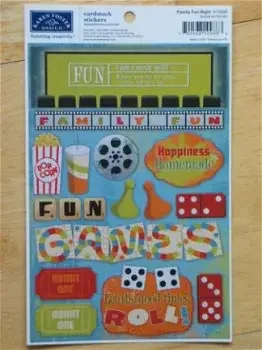 Karen Foster cardstock stickers family fun - 0