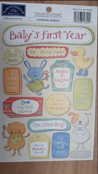 Karen Foster cardstock stickers baby's first year - 0