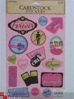 The paper studio cardstock stickers friends - 0