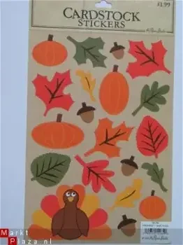 The paper studio cardstock stickers fall - 0