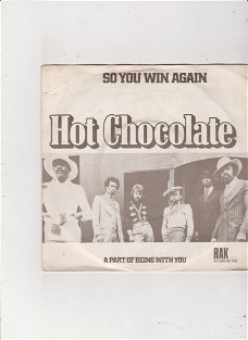 Single Hot Chocolate - So you win again