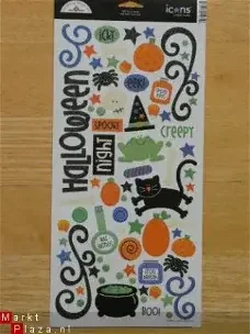 Doodlebug cardstock stickers XL icons hocus spocus