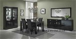 Eetkamer meubel Hoogglans zwart wit marmer SALE - 7 - Thumbnail