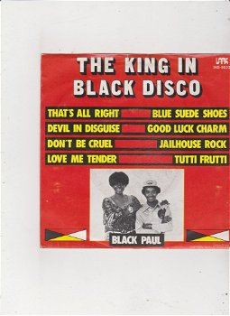 Single Black Paul - The king in black disco - 0