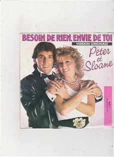 Single Peter et Sloane - Besoin de rien, envie de toi