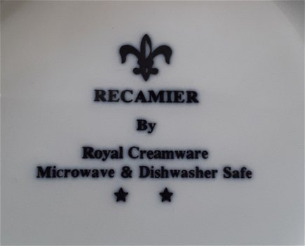 Recamier royal creamware theepot - 4