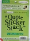 DCWV qoute sticker stack (10 vel) colored friendship - 0 - Thumbnail