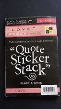 DCWV qoute sticker stack (10 vel) clear love