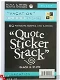 DCWV qoute sticker stack (10 vel) clear vacation - 0 - Thumbnail