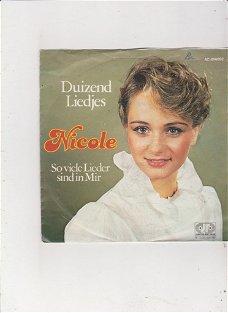 Single Nicole - Duizend liedjes