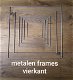 Metalen frames - vierkant - diverse maten - vanaf 1,50 euro - 0 - Thumbnail