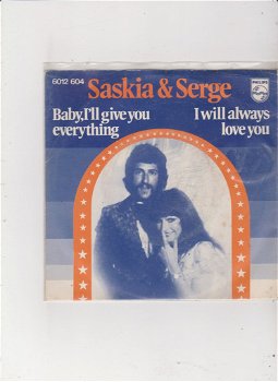 Single Saskia & Serge - Baby, I'll give you everything - 0
