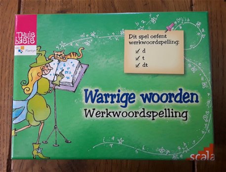 Warrige woorden - werkwoordspelling (scala) nieuw - 0