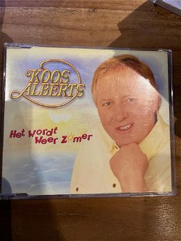 Koos Alberts – Het Wordt Weer Zomer (2 Track CDSIngle) Nieuw - 0