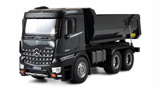 22504 MERCEDES vrachtwagen kieper PRO METALL 2,4GHZ RTR metallic Grijs - 1