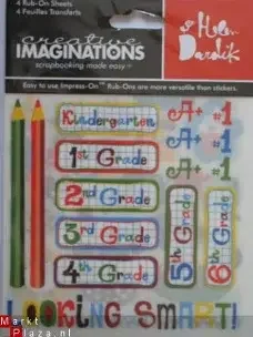 creative imaginations rub-on (4 vel) smarty - 0