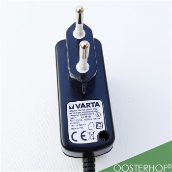 Varta 12V 600mA voor 57668 of 57070 plug 5.5 mm - 1