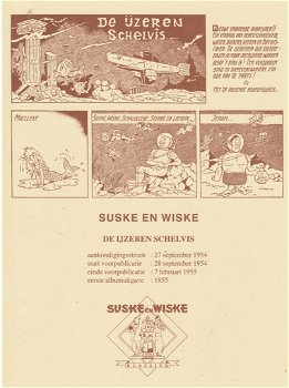 Suske en Wiske 28 De IJzeren Schelvis Hardcover met linnen rug - 1