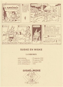 Suske en Wiske 13 Lambiorix Hardcover met linnen rug - 1