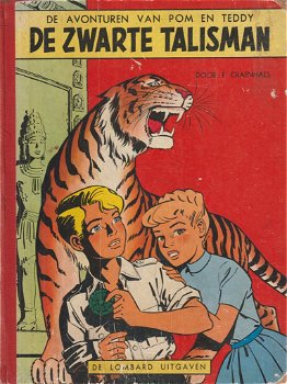 Pom en Teddy De zwarte Talisman hardcover uit 1958 - 0