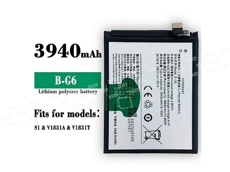 High-compatibility battery B-G6 for VIVO S1 V1831A V1831T - 0