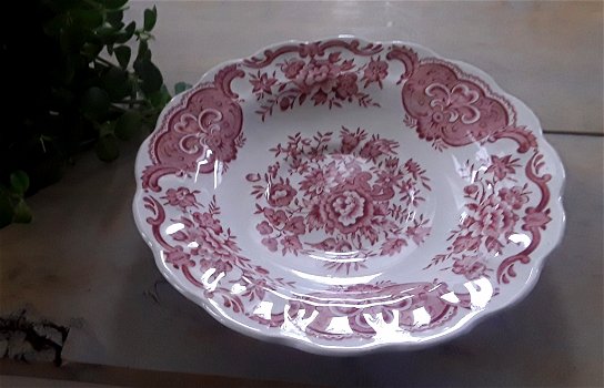 Windsor ridgway of staffordshire england saucer / schotel (pink / roze) - 0