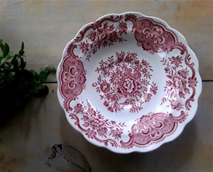 Windsor ridgway of staffordshire england saucer / schotel (pink / roze) - 2