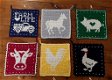 1x pannenlap gans (boer, boerderij, boerenbont-kleuren, dieren, boeren) is - 1 - Thumbnail