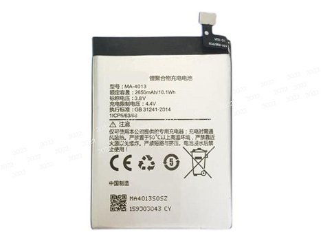 New battery MA-4013 2650mAh/10.1WH 3.85V for MEITU T8 T8s - 0