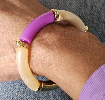 Allerlei tubekralen armbandjes - 1