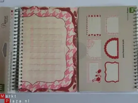 Making memories spiral journaling book rouge (30 vel) - 0