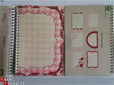 Making memories spiral journaling book rouge (30 vel)