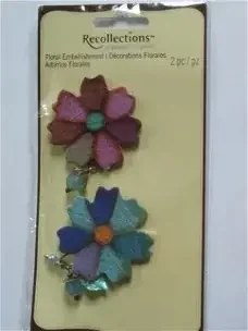 Recollections chipboard embellishments floral 1 - 0