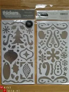 American craft thickers foil shapes