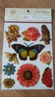 Anna Griffin flora collection epoxy