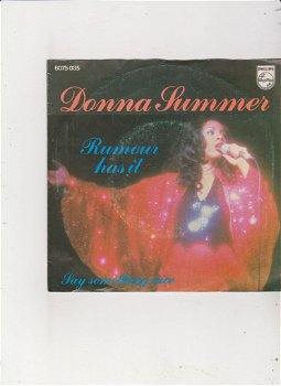 Single Donna Summer - Rumour has it - 0