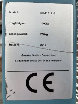 Stapelaar Handstapelaar Palletstapelaar Ameise Hydraulische - 2