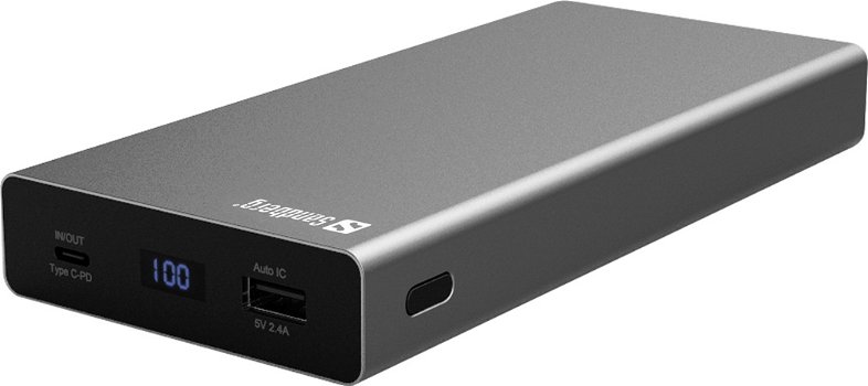 Powerbank USB-C PD 100W 20000 geschikt voor alle merken - 1